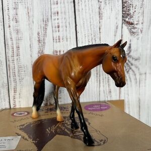 Peter Stone Model Horse Breyer 1997 AQHA Congress Queen Show Horse Autograhped